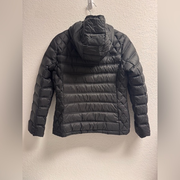 MK Michael Kors Black Packable Down Fill Hooded Jacket Womans M - Picture 8 of 12